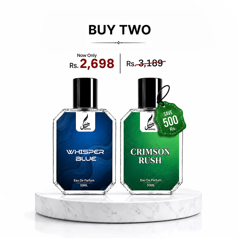 Urban Bundle perfume set - Crimson Rush and Whisper Blue